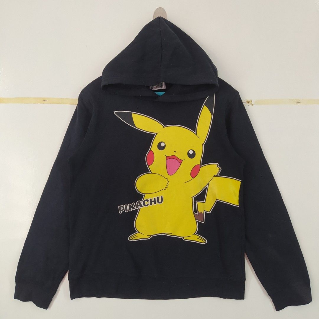 Pikachu Hoodie Men s Fashion Activewear on Carousell