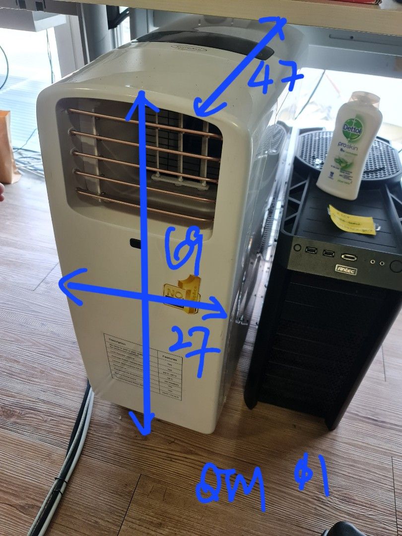 Portable Aircon, no need drainage pipe, TV & Home Appliances, Air