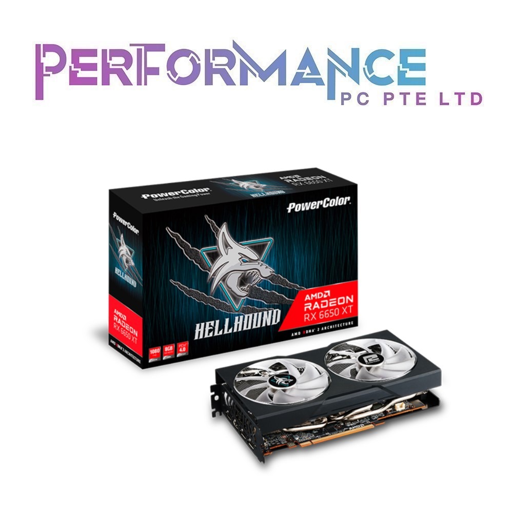 Powercolor Hellhound AMD Radeon RX 6650 XT RX6650XT RX 6650XT RX6650 XT ...