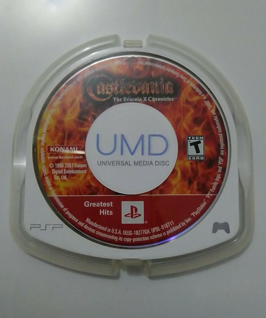 PSP PlayStation Portable UMD Game Castlevania The Dracula X Chronicles