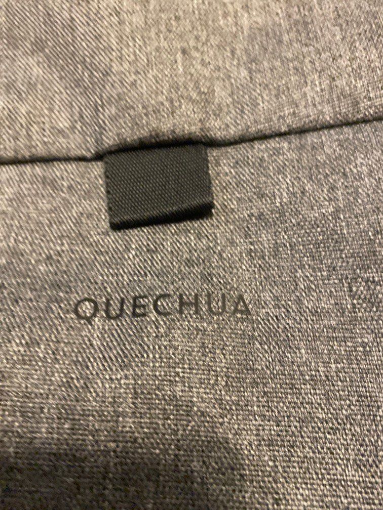 Quechua backpack grey and black, Men's Fashion, Bags, Backpacks on