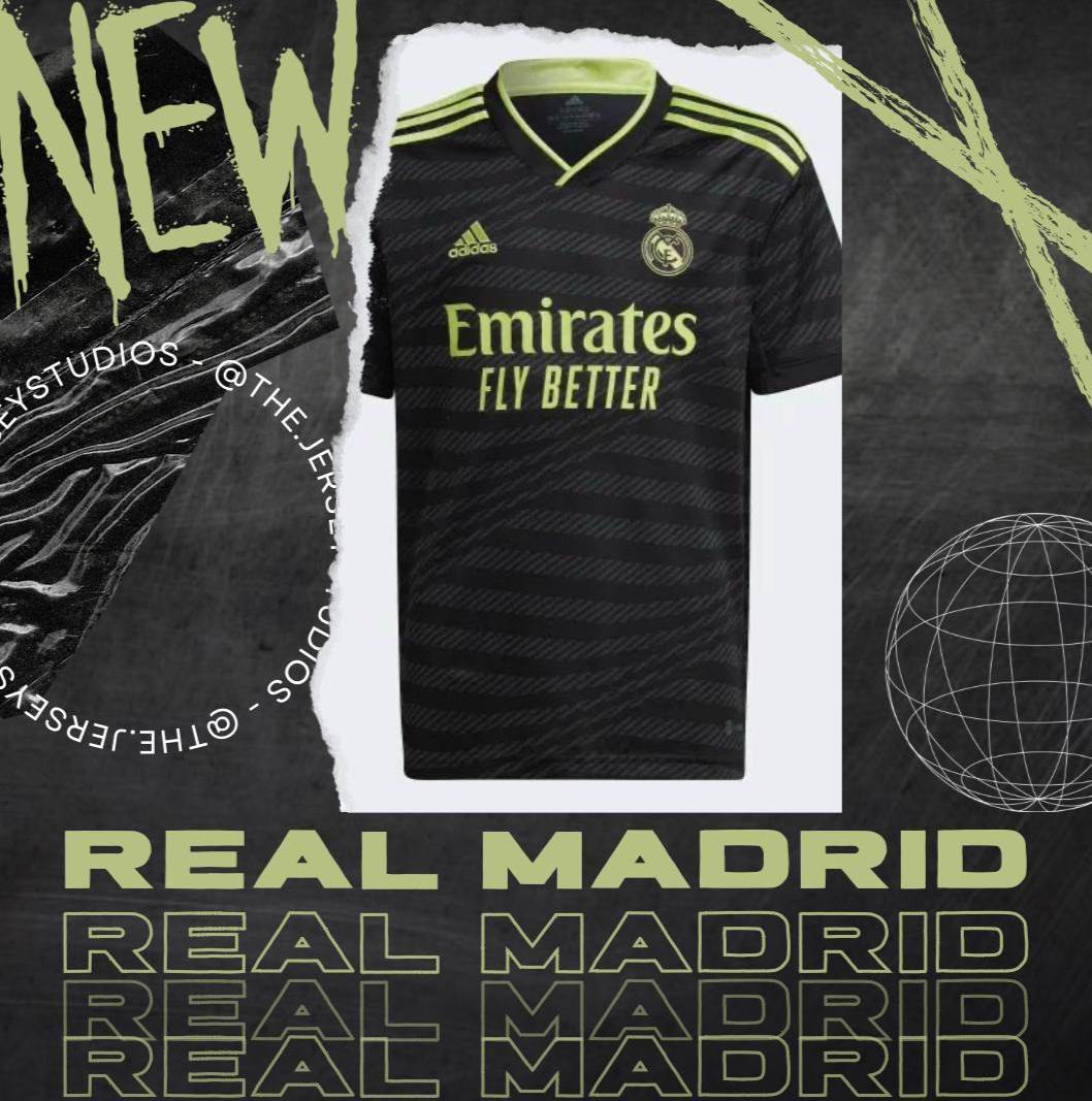 Real Madrid Third Jersey 22/23, Sports Equipment, Sports & Games ...