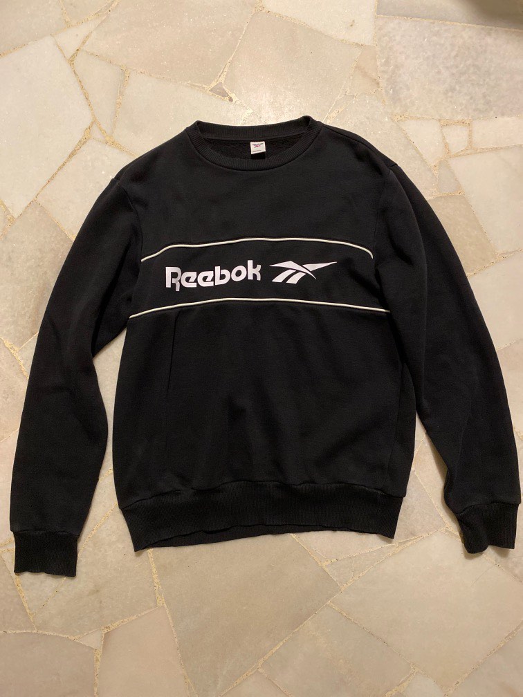 Reebok 2025 black sweater