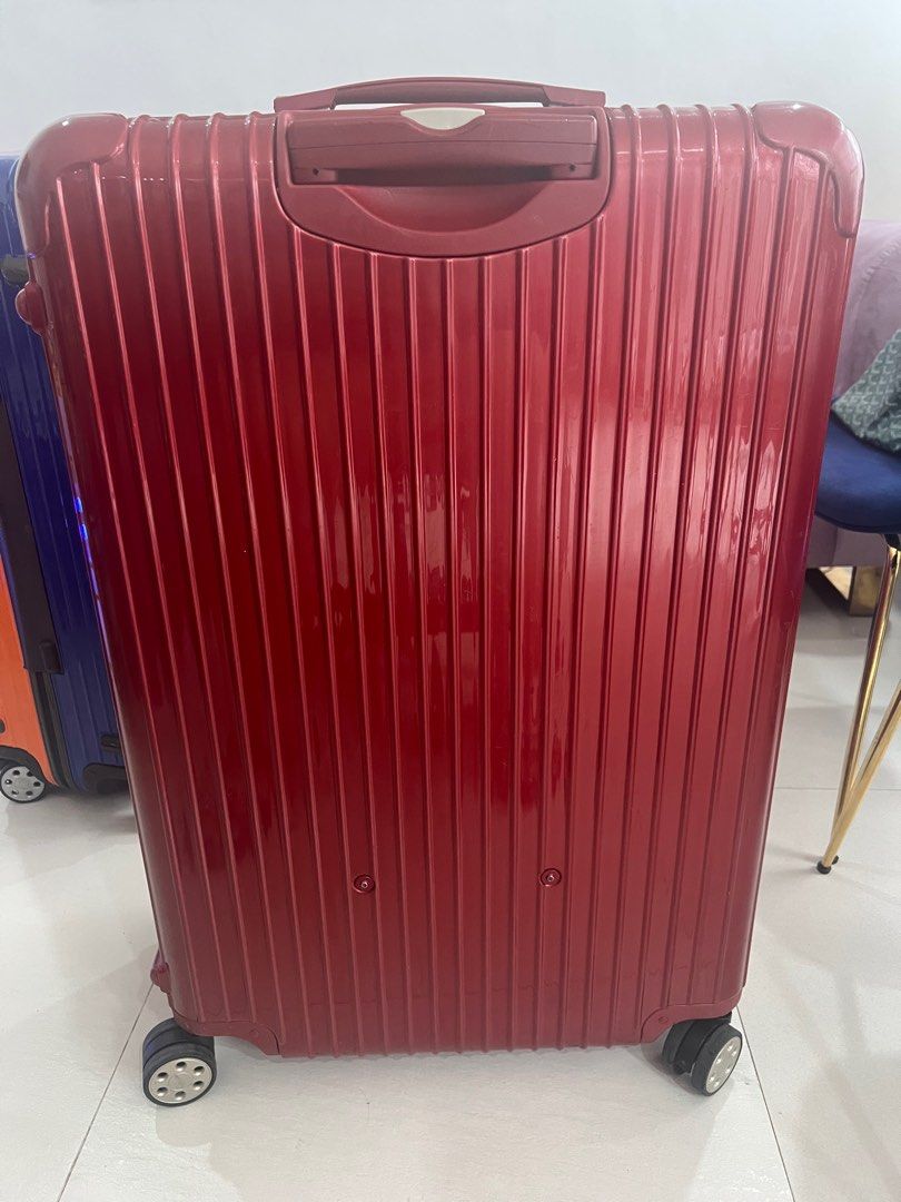 Rimowa Salsa Deluxe Red Luggage, Hobbies & Toys, Travel, Luggage
