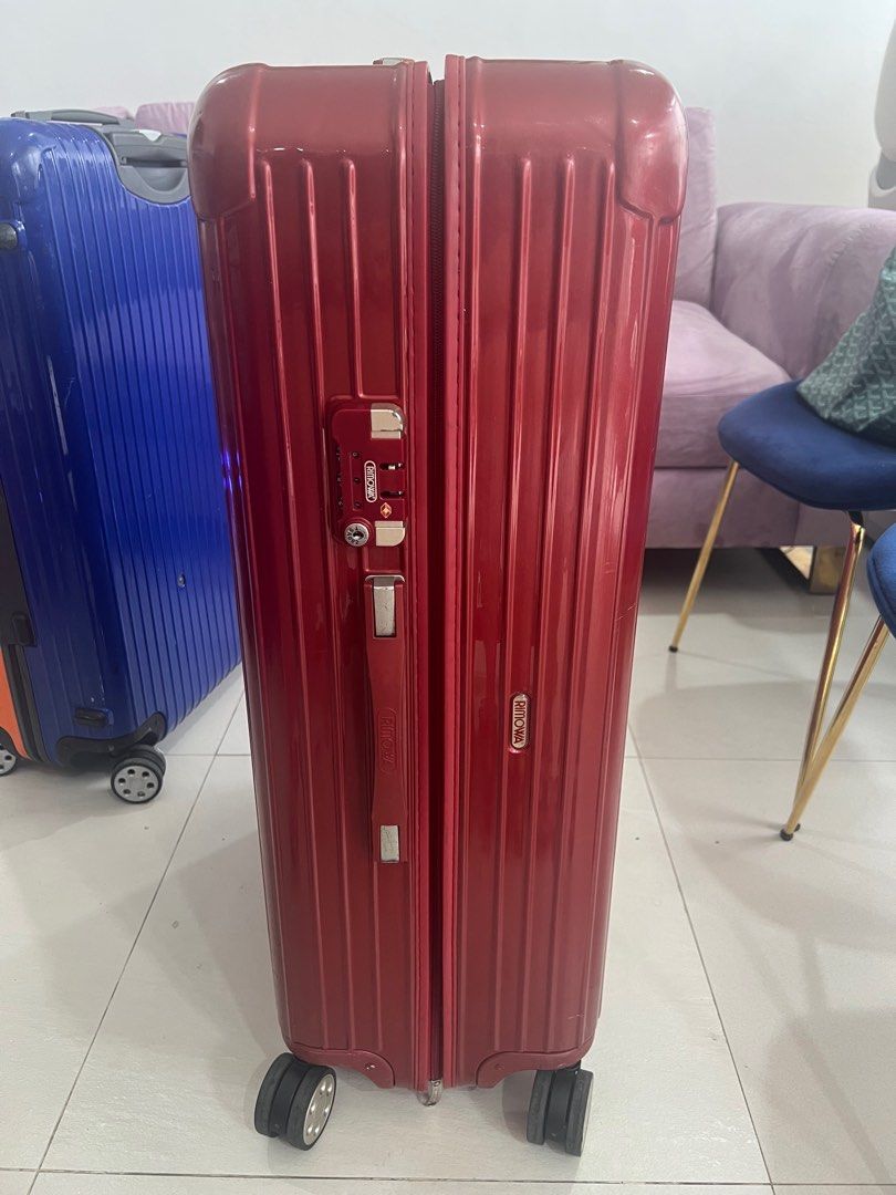 Rimowa Salsa Deluxe Red Luggage, Hobbies & Toys, Travel, Luggage on