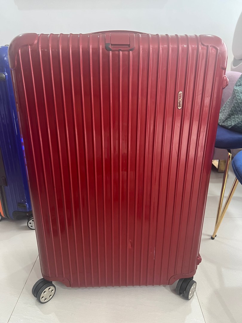 Rimowa Salsa Deluxe Red Luggage, Hobbies & Toys, Travel, Luggage on