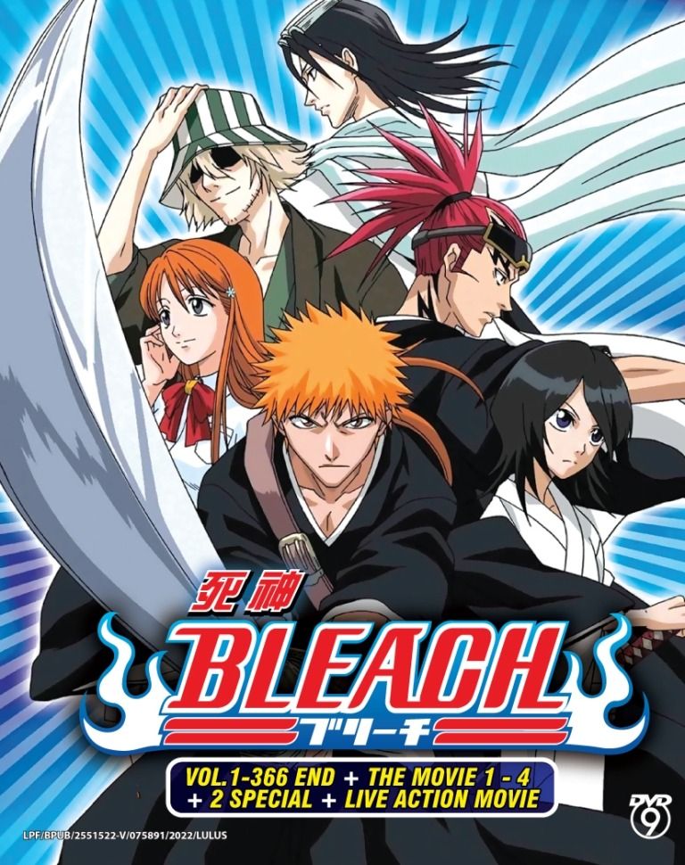 RM259.90) Bleach 死神Vol.1-366End + Movies 1-4 + 2 Specials