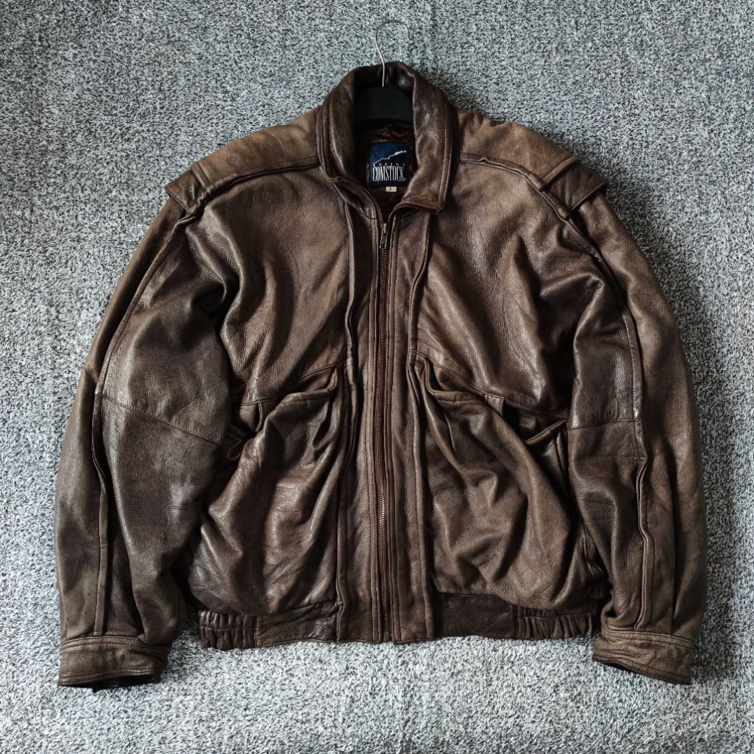 ROBERT COMSTOCK Leather Jacket Jaket Kulit asli