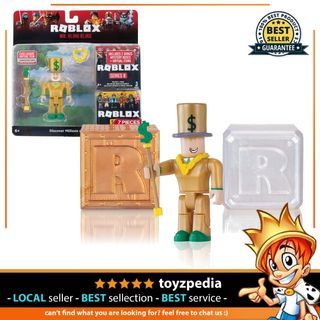 Roblox Action Collection - Megaminer + Two Mystery Figure Bundle [Includes  3 Exclusive Virtual Items] 