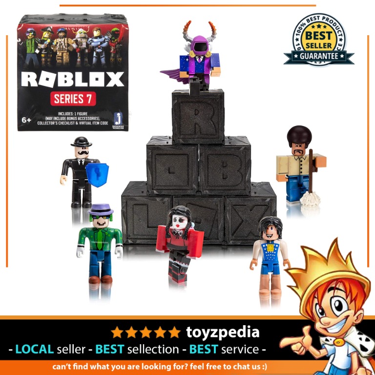 Roblox Action Collection - Series 9 Mystery Figure Six Pack [Includes 6  Figure, 6 Boxes, May include Bonus Accessories, Collector's Checklist & 6  Virtual Item Codes] 