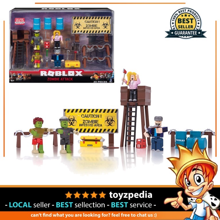  Roblox Action Collection - Zombie Attack Playset