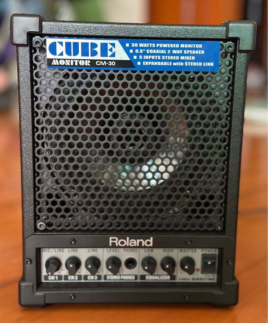 Roland CM30 Cube Monitor, 音響器材, Soundbar、揚聲器、藍牙喇叭、耳