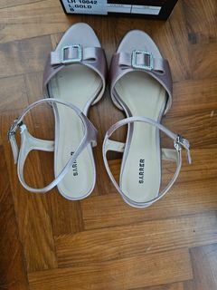 Rose gold coloured Sandals