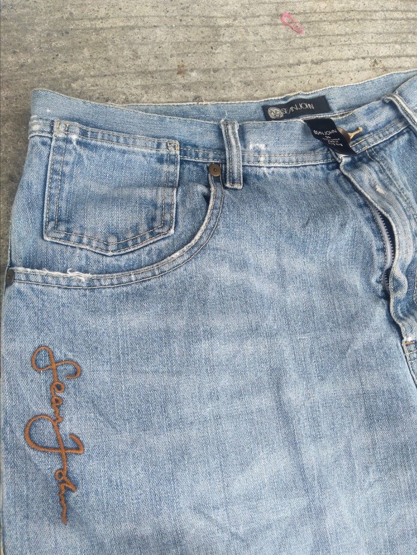 Sean john denim shorts hot sale