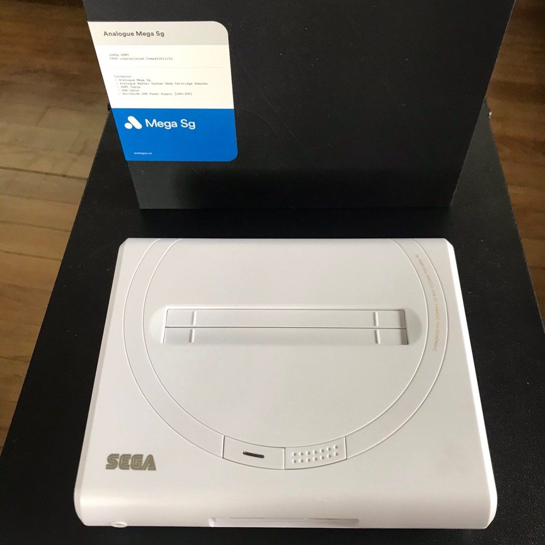 Sega Analogue Mega Sg Mega Drive (Category: Others) located in San Juan City. Submitted by ethannate (Listing ID 1218263513, Image 1). Description: White boxed limited edition Analogue Mega Sg Mega Drive P27,500.