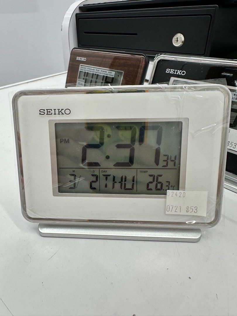 Seiko Digital Alarm Clock, Furniture & Home Living, Home Decor, Clocks on  Carousell