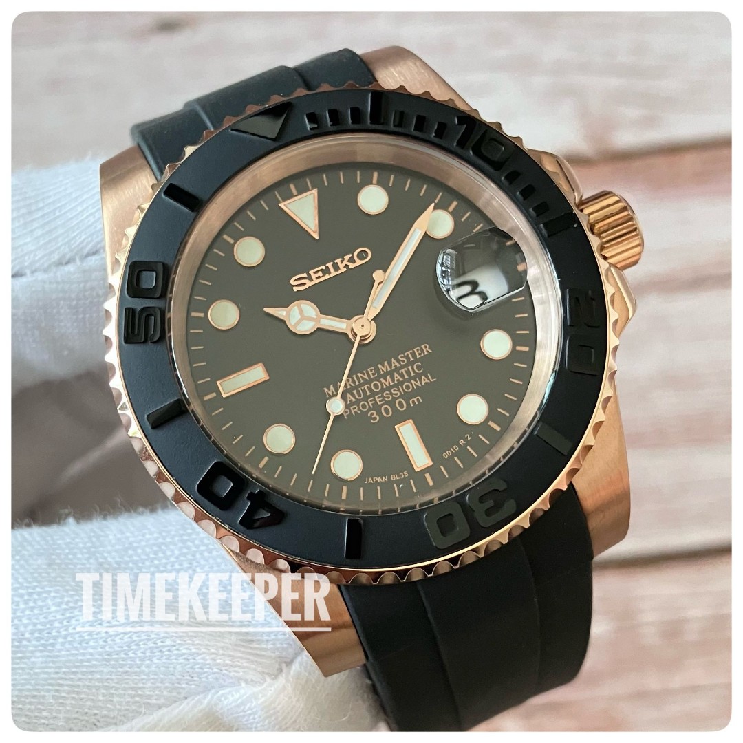 Seiko Mod Rose Gold, Men's Fashion, Watches & Accessories, Watches on  Carousell
