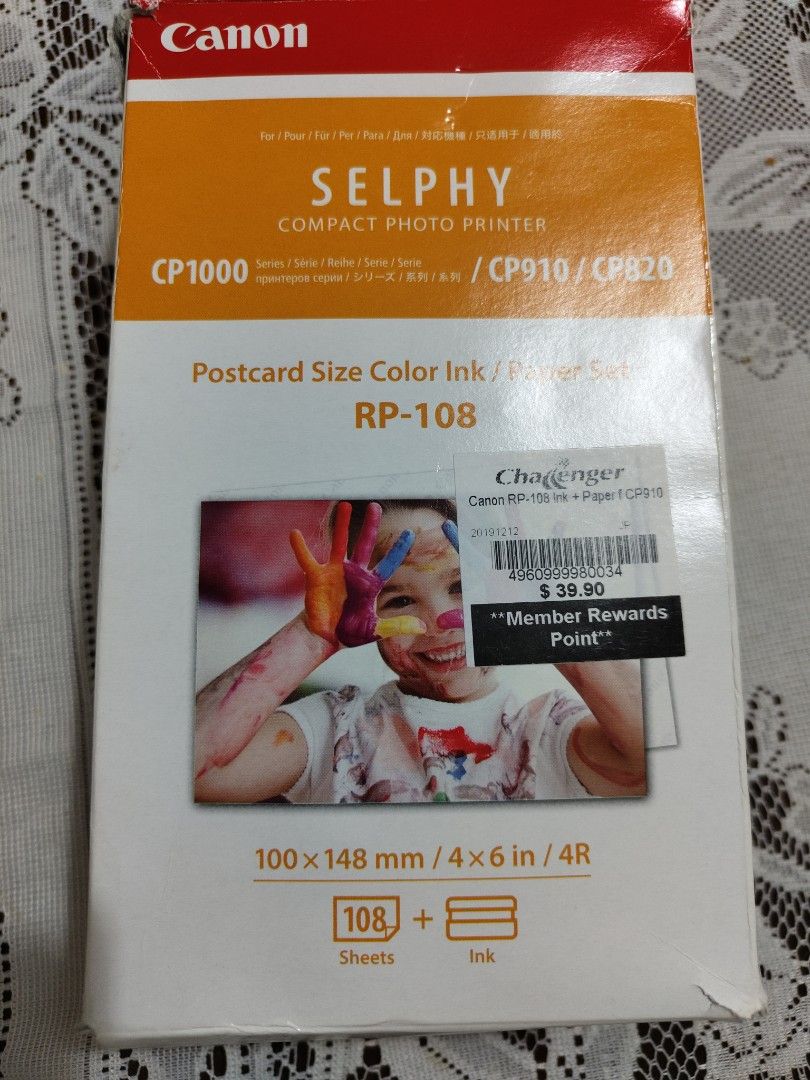 Selphy Inks Selphy Ink and Paper, Computers & Tech, Printers, Scanners & Copiers on ...