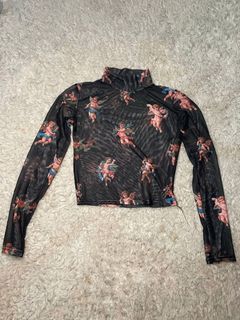 Sheer angelic top