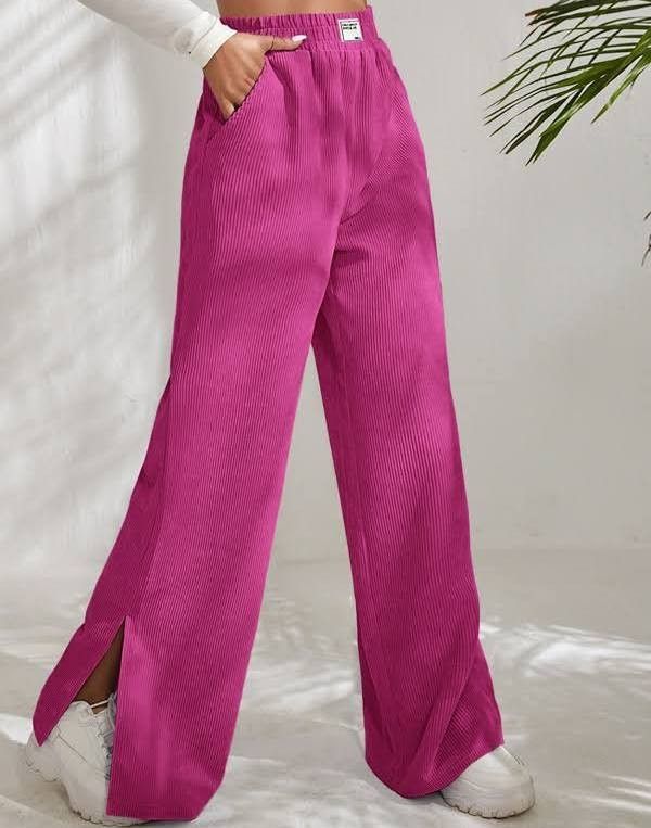 BDG Pink Corduroy Flare Pant