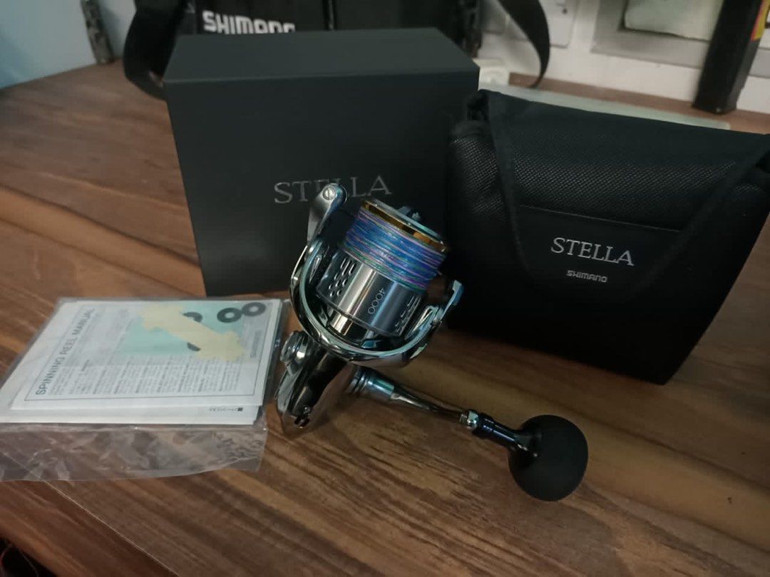 Shimano 18 STELLA 4000XG Spinning Reel, Sports Equipment, Fishing on  Carousell