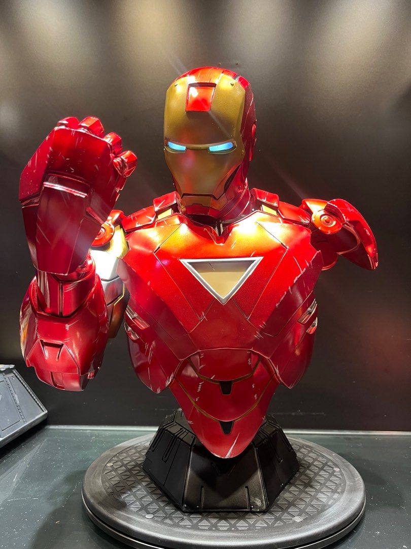 Sideshow Iron Man Mark Vi Legendary Bust, Hobbies & Toys, Collectibles &  Memorabilia, Fan Merchandise On Carousell