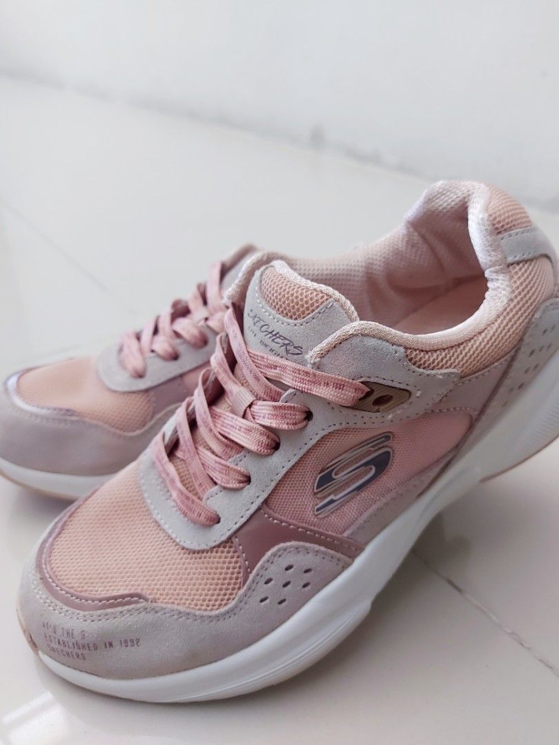 Skechers Meridian Sunny Feels Pink Tan US 8 UK 5 EUR 38 25cm