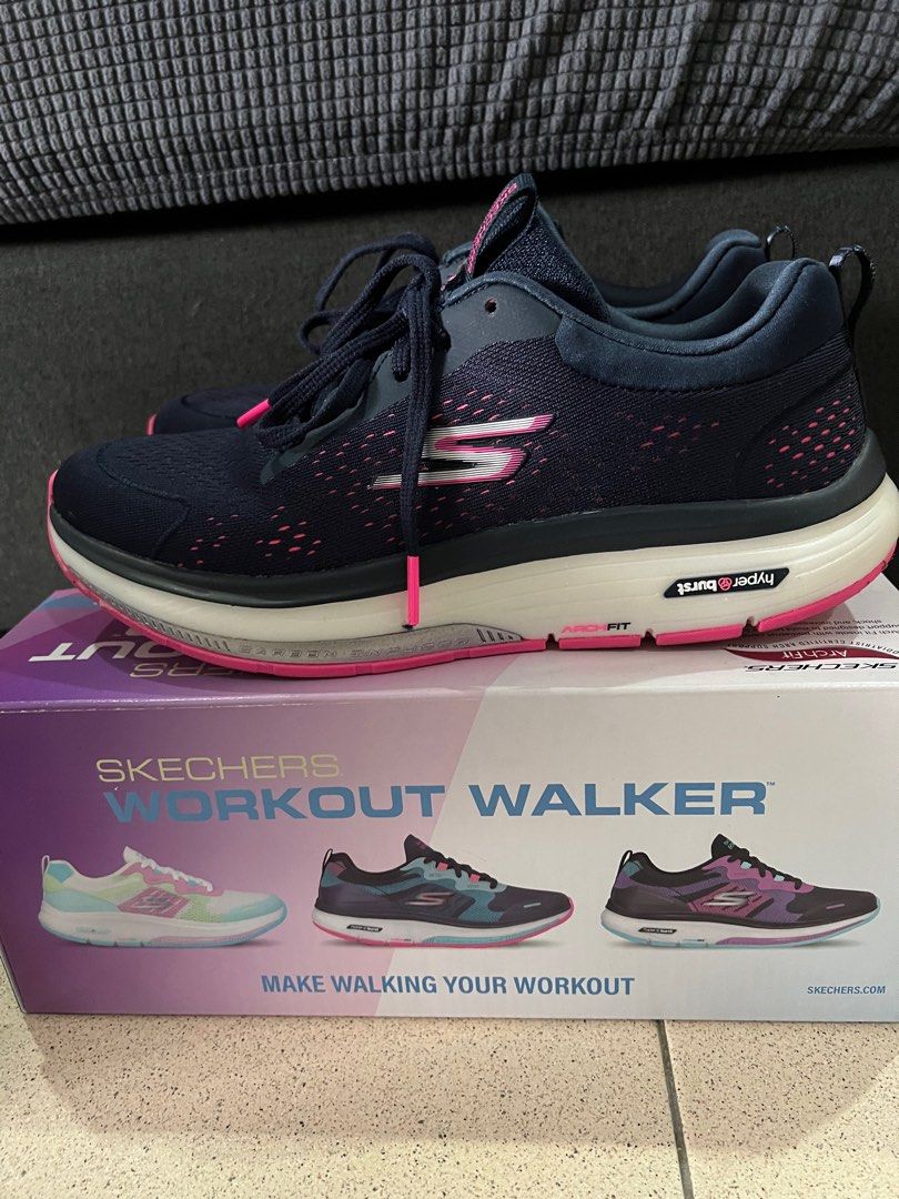 Skechers workout walker, Women's Fashion, Footwear, Sneakers on Carousell