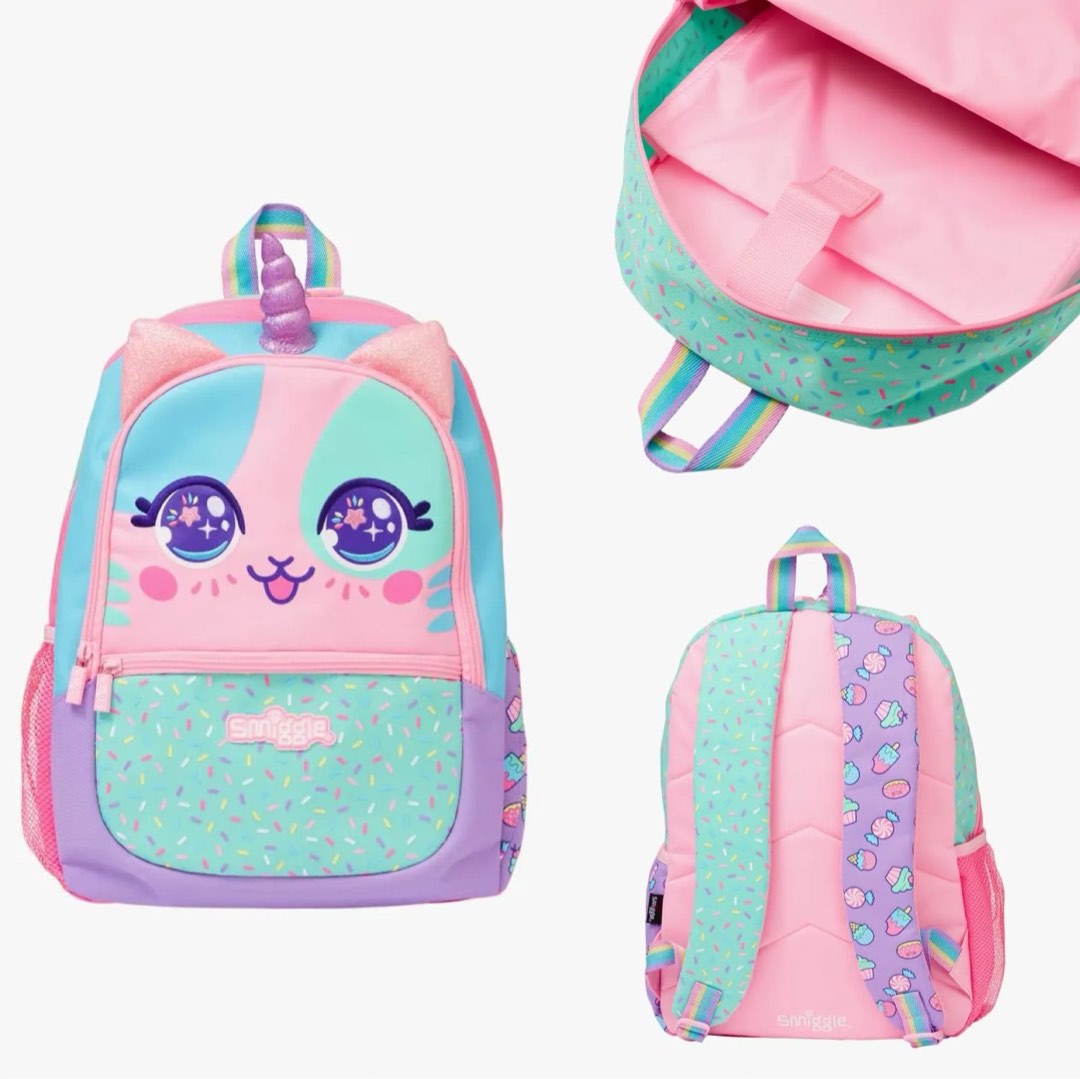 Smiggle Best Budz Classic Backpack Pink* (size 30cm x 42cm x 13cm) Masuk  laptop 15inc😍