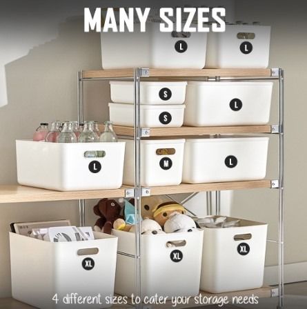 Stackable Plastic Storage Box Drawer Cabinet Organizer, Babies & Kids ...