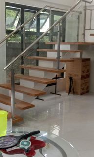 Stainless Stair Railings with Tempered Glass Clear