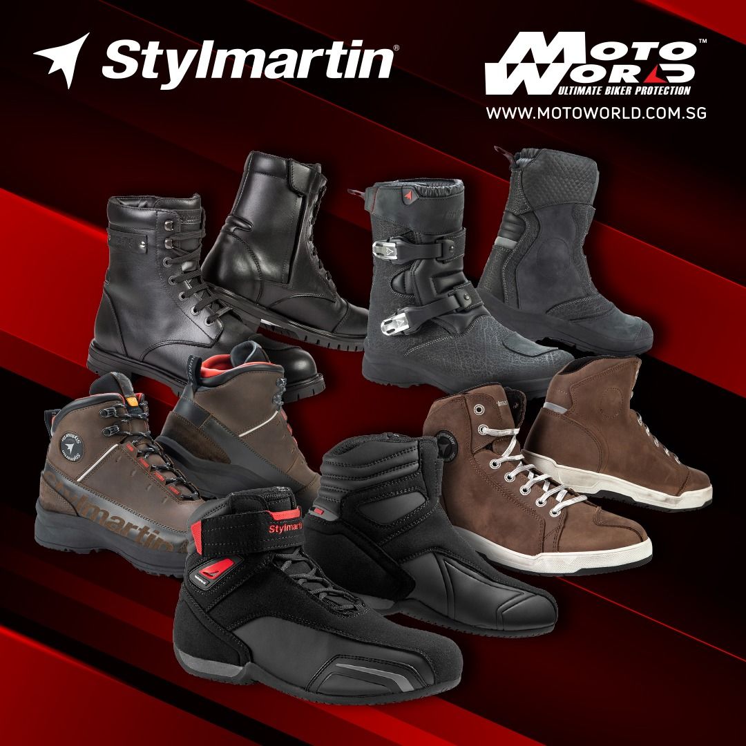 Stylmartin Waterproof Riding Shoes Boots Designed in Italy