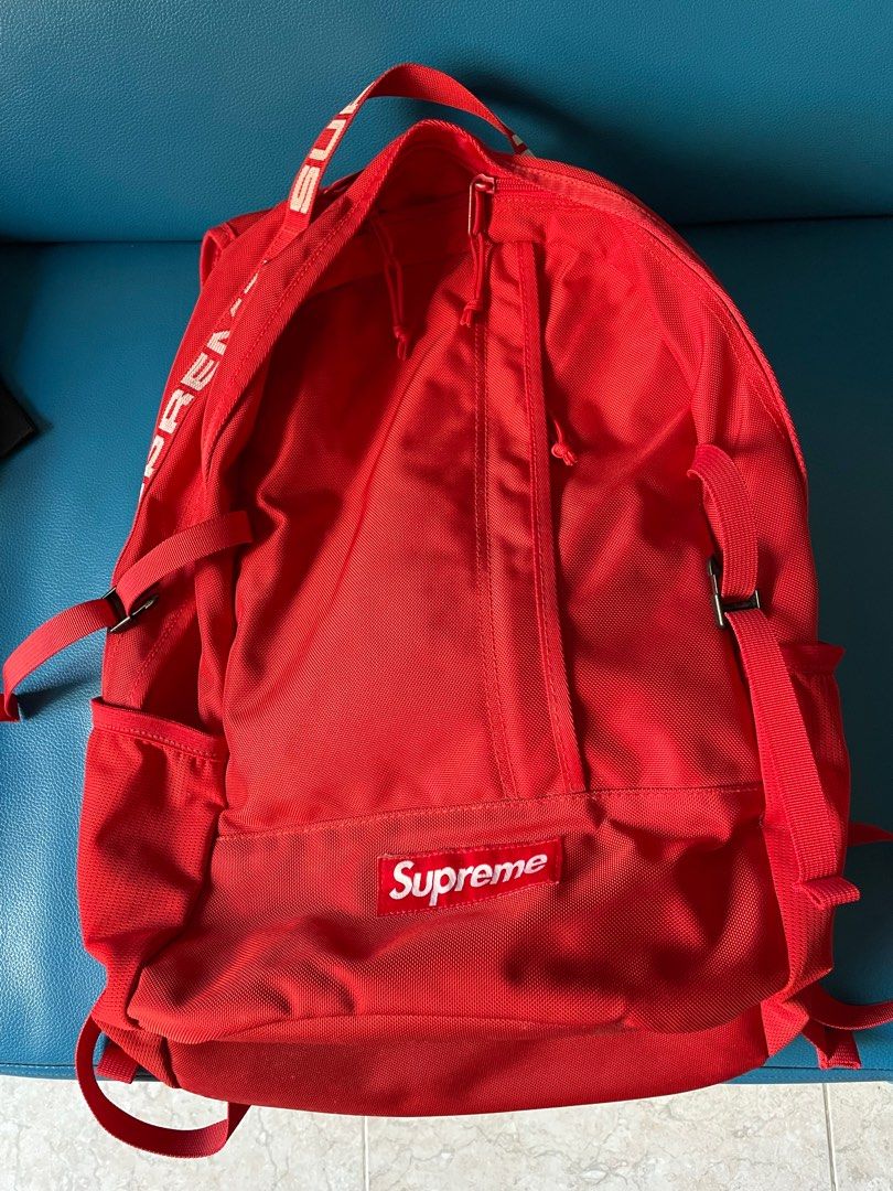 Supreme Backpack 2018SS, 名牌, 手袋及銀包- Carousell