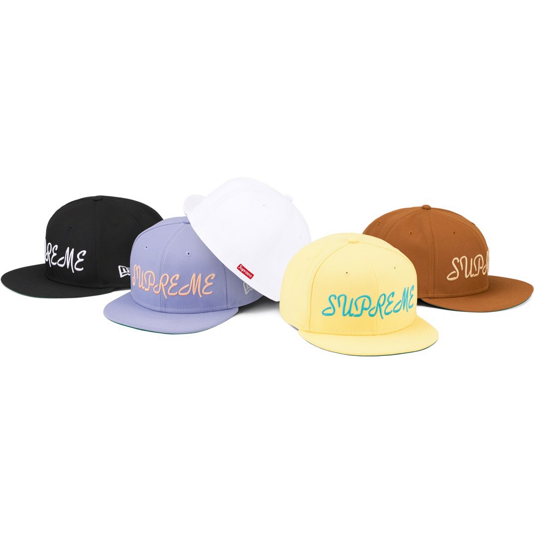 SUPREME SCRIPT NEW ERA CAP, Men's Fashion, Watches & Accessories, Caps