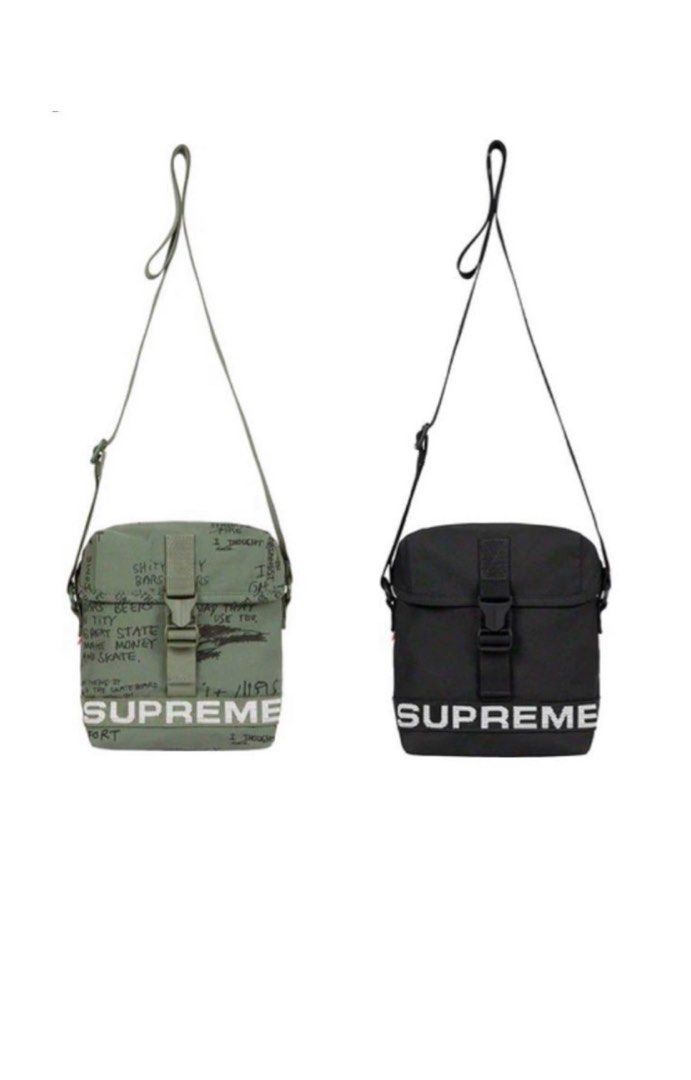 Supreme SS23 Side Bag (Olive), 名牌, 手袋及銀包- Carousell