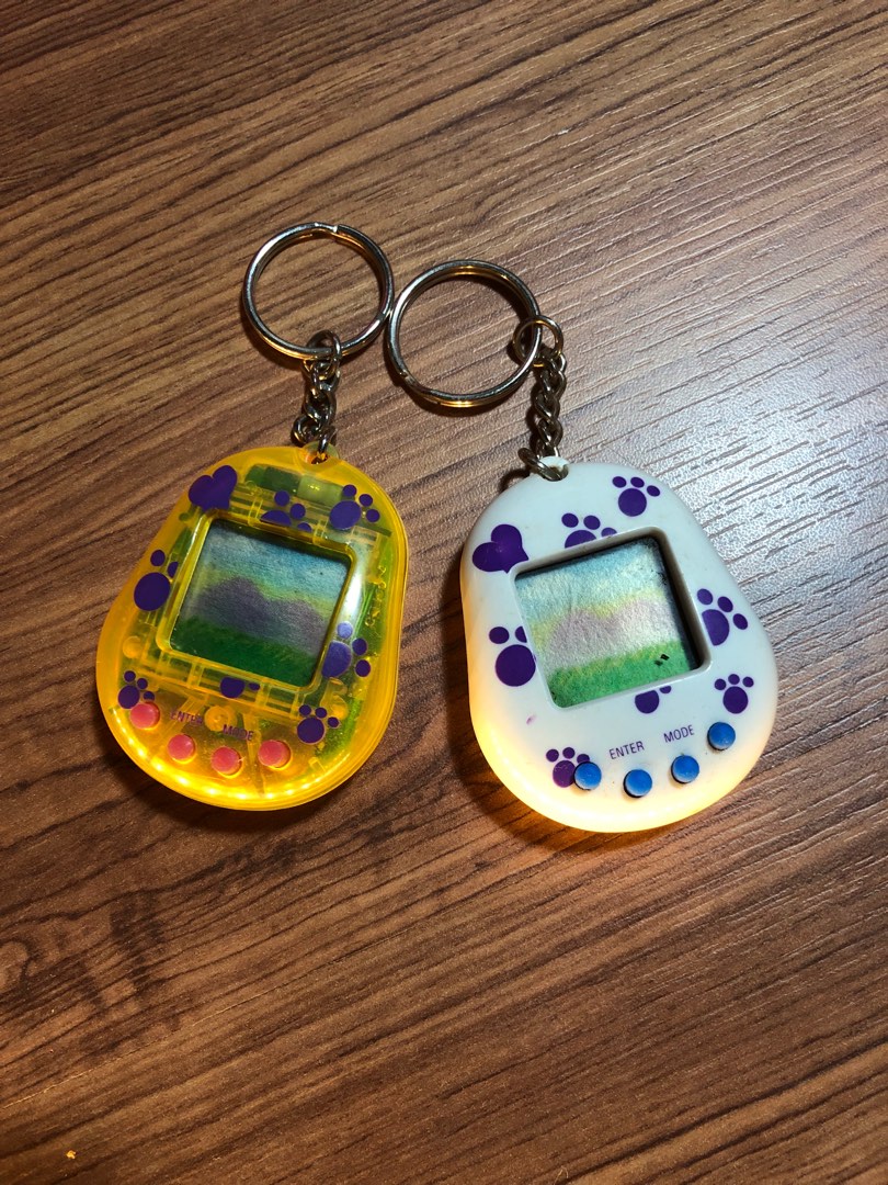 Tamagotchi Series 2 Keychain Virtual Pet Soft Fuzzy B vrogue.co