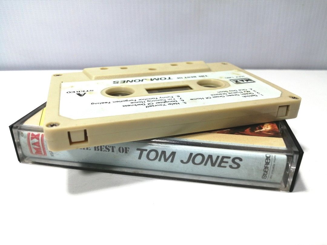 The Best of TOM JONES Cassette Tape Music Album Records Vintage