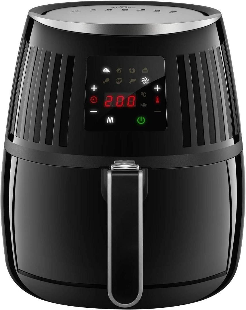 Tidylife 4L Air Fryer, 1500W 8 in 1 Oil Free Airfryer, Dishwasher Safe