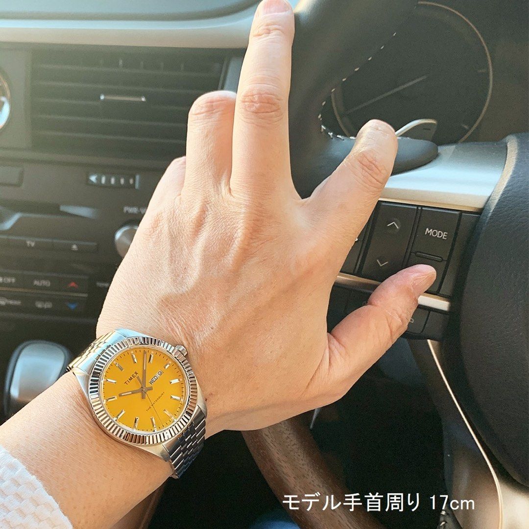 Yellow timex watch best sale