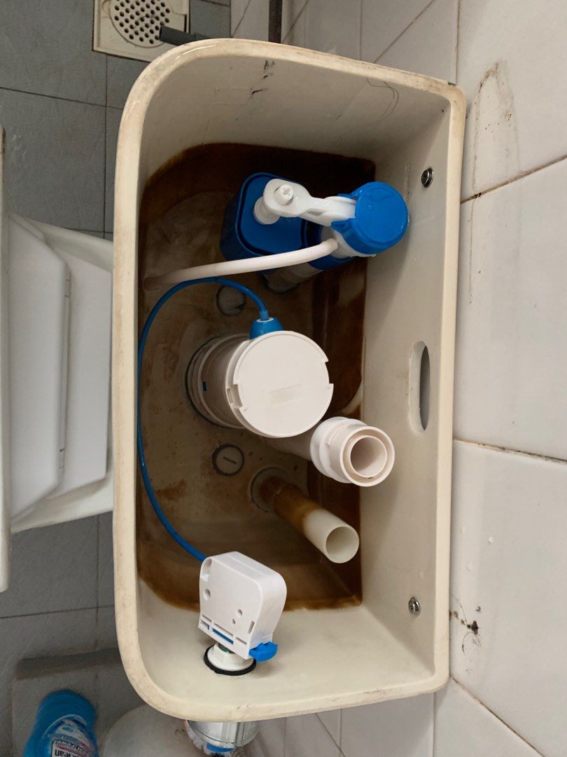 Toilet bowl flush valve repair and replacement, Furniture & Home Living