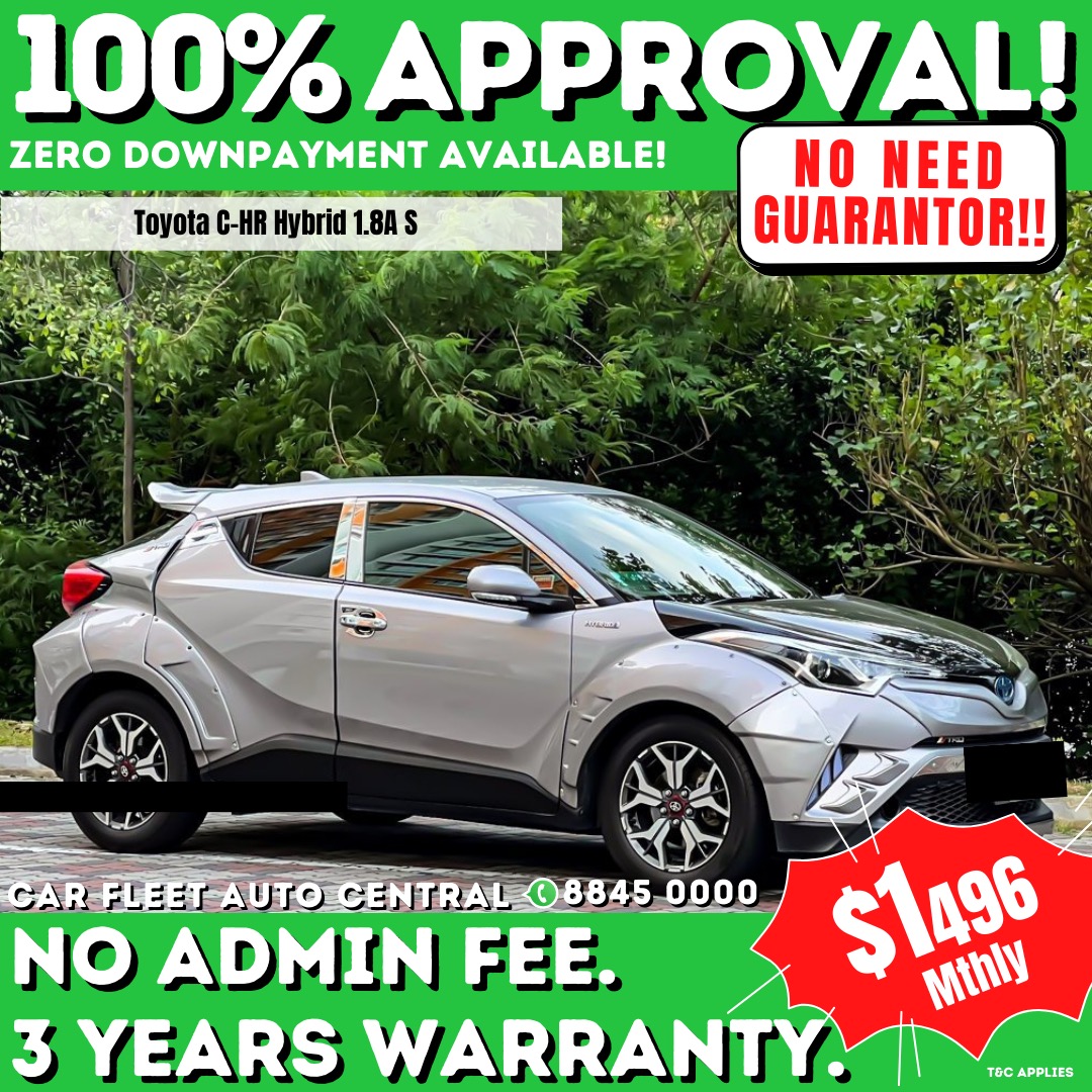 Toyota CHR Hybrid 1.8 S (A), Cars, Used Cars on Carousell
