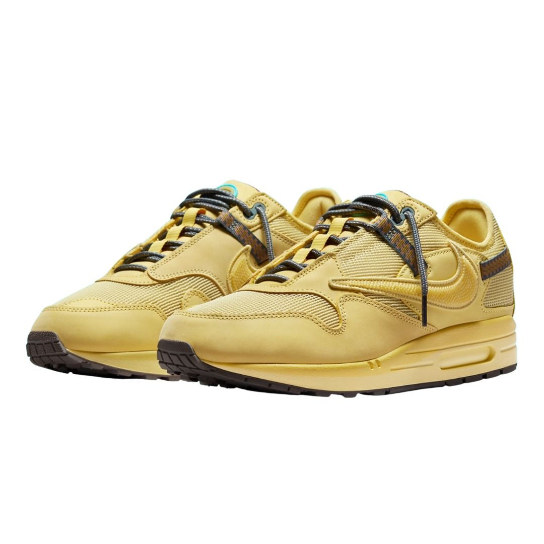 Travis Scott x Nike Air Max 1 Saturn Gold, Men's Fashion, Footwear,  Sneakers on Carousell