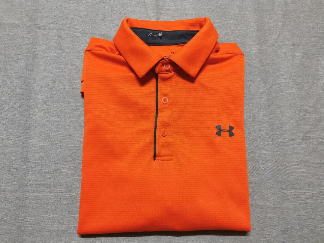 Under Armour Golf Polo Shirt L PL6567 Men s Fashion Tops