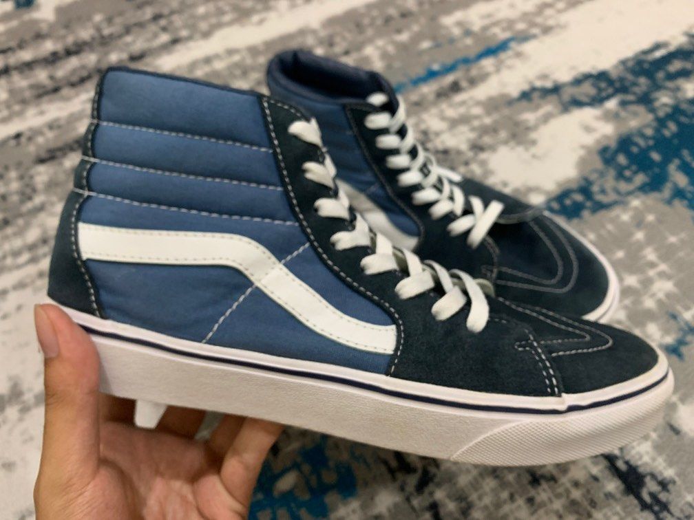 Vans sk8hi blue on sale