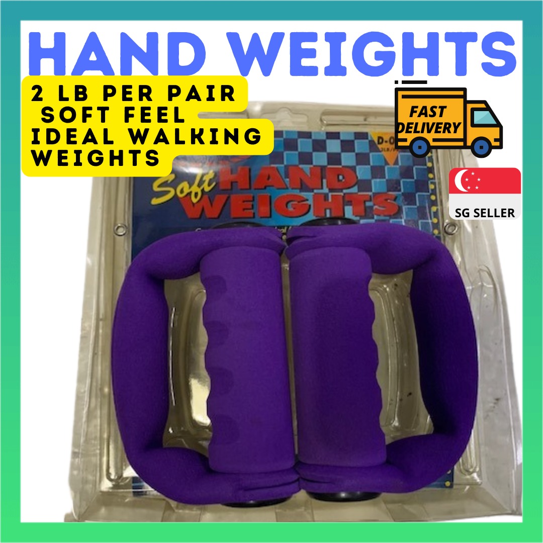 [WALKING WEIGHTS] SOFT DUMBBELL WALKING WEIGHTS HAND WEIGHT WITH STRAP