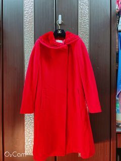 Wanko紅色長版外套