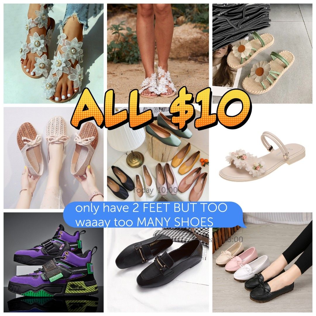 All top shoes $10