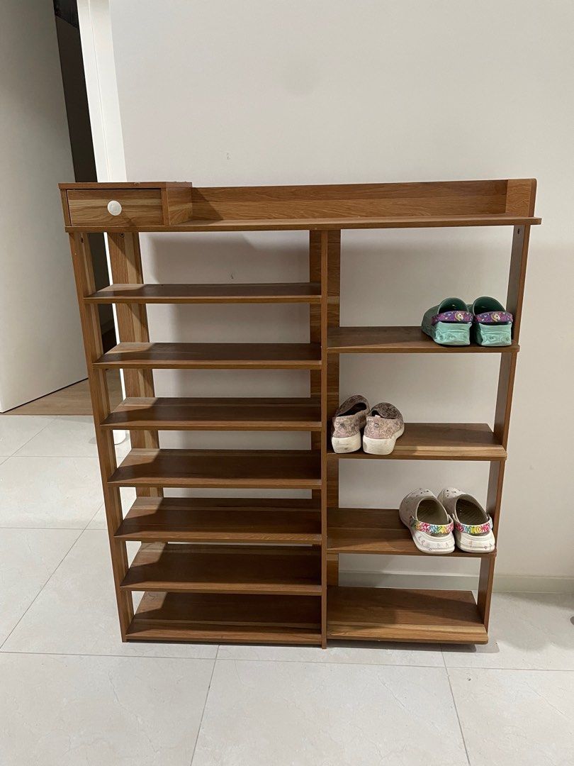 Wooden Shoe Rack, Furniture & Home Living, Furniture, Shelves,