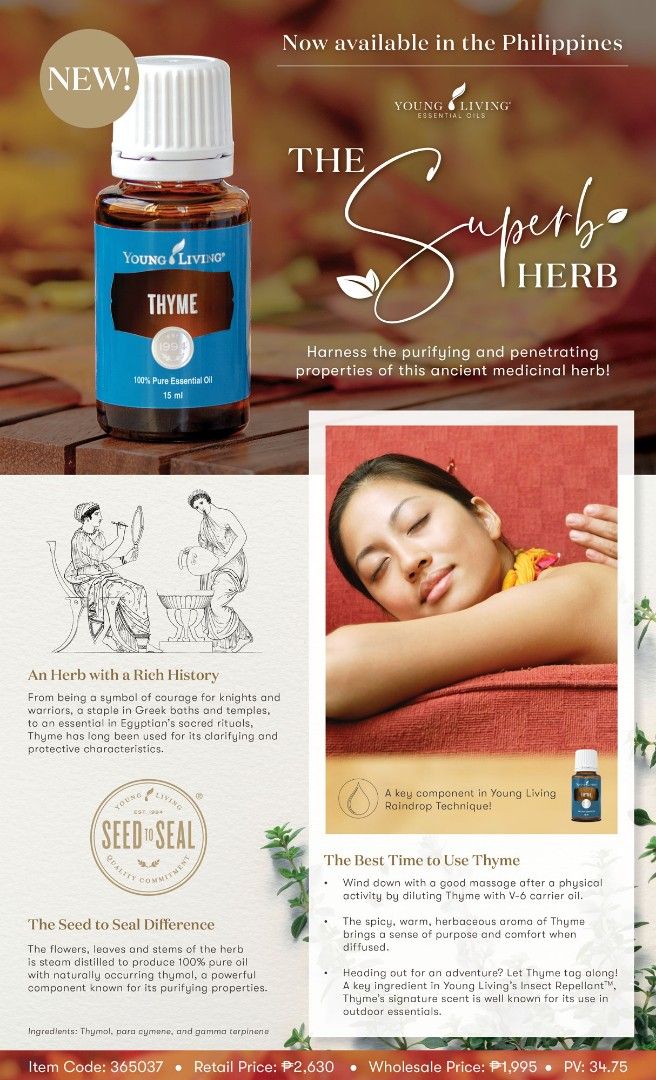 Thyme young living cheap