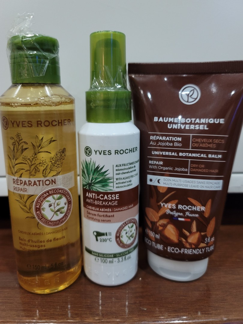 Yves Rocher hair care lot of 3, Beauty & Personal Care, Hair on Carousell
